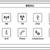 Nissan radio screen