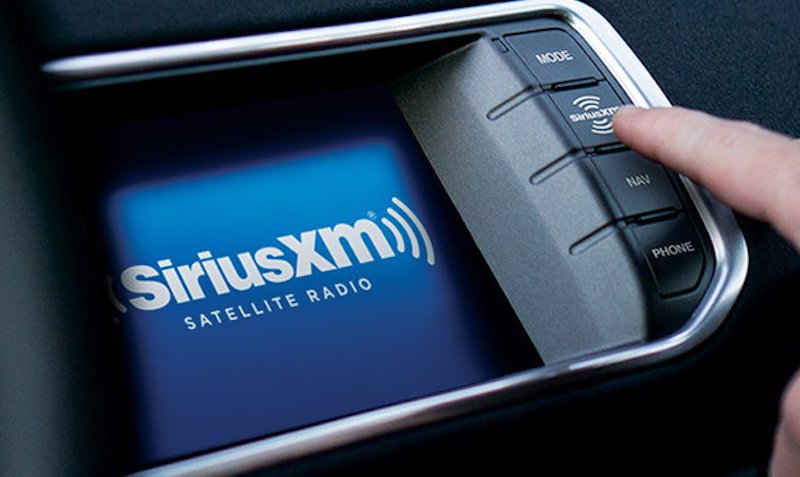 Sirius radio screen