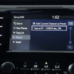 Toyota SiriusXM radio screen 2