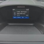 SiriusXM radio screen in Ford