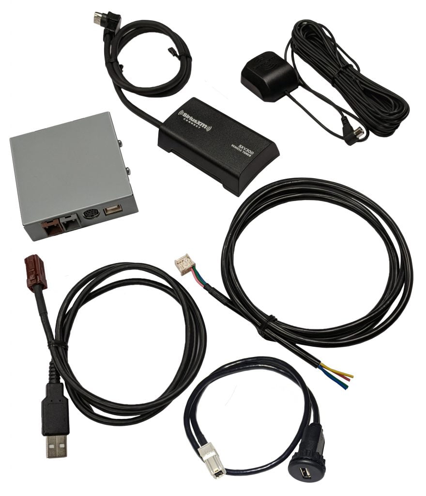 Satellite radio kit with USB adapter